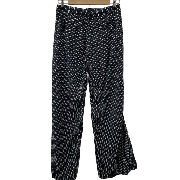 The Indigo Child Black & White‎ Polka Dot Wide-Leg Pants Y2K Womens 30 - Picture 2 of 11